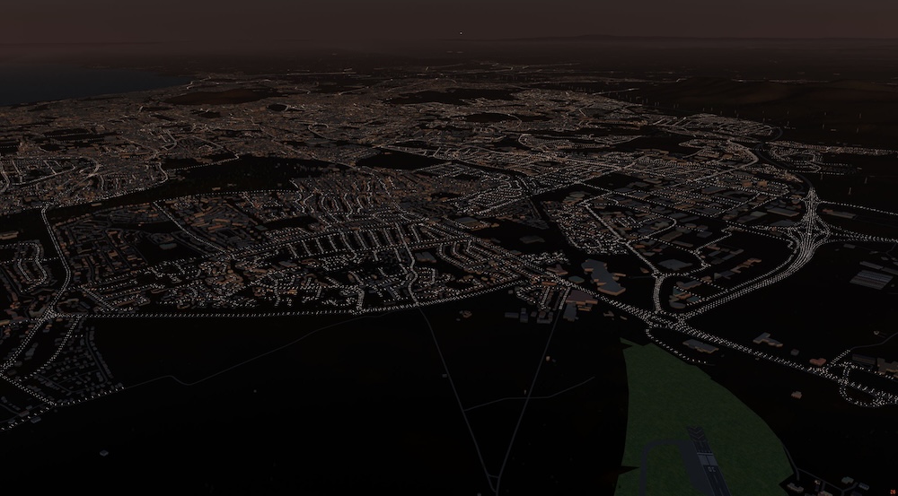 Street lighting using the efficient light implementation